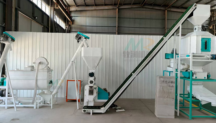 Pellet feed production line