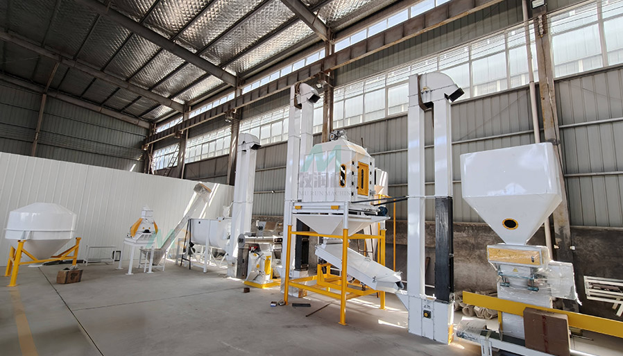 Pellet feed production line