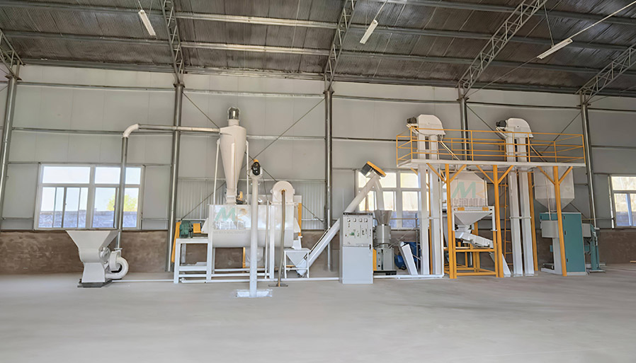 Pellet feed production line
