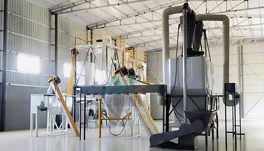 Livestock feed production line